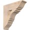 Ekena Millwork Merced Traditional Smooth Bracket, Douglas Fir, 5 1/2"W x 20"D x 20"H BKT06X20X20MRC01SDF - alternate 1